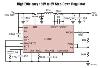 Application Circuit Diagram - Analog Devices Inc. LTC389x Synchronous DC/DC Controllers Application Circuit Diagram - Analog Devices Inc. LTC389x Synchronous DC/DC Controllers